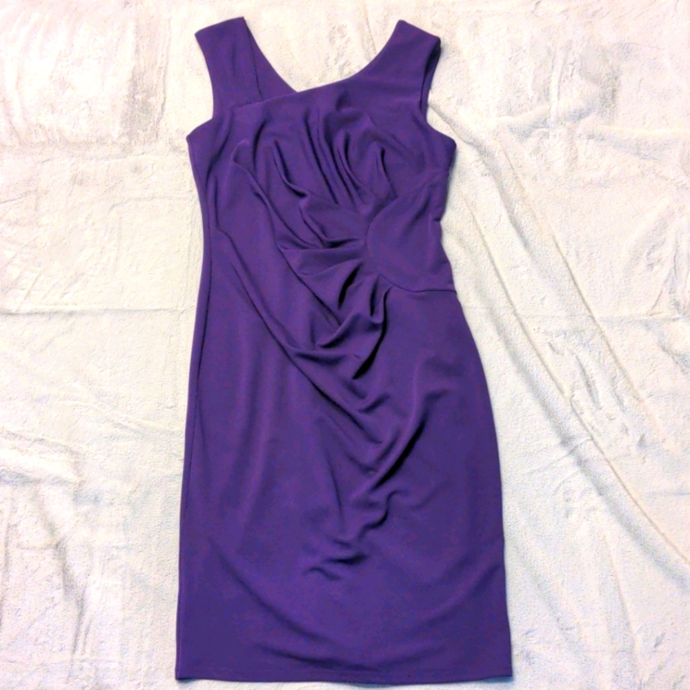 Sheath Purple Dress
